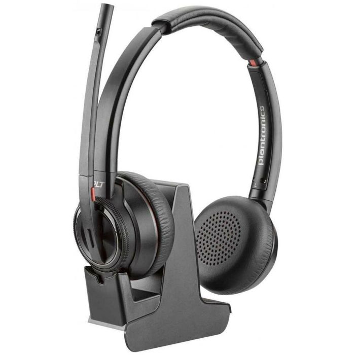Auriculares con Micrófono Poly SAVI W8220-M Negro 1 Auriculares con Micrófono Poly SAVI W8220-M Negro 1