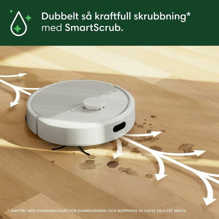 iRobot IRO5061042262905 Roomba Plus 405 Combo Robot AutoWash Base multifunción Lava y seca LiDAR Clearview 7