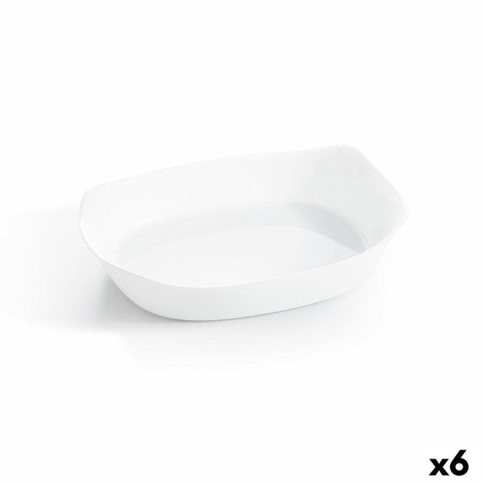 Fuente de Cocina Luminarc Smart Cuisine Rectangular Blanco Vidrio 30 x 22 cm (6 Unidades) 0 Fuente de Cocina Luminarc Smart Cuisine Rectangular Blanco Vidrio 30 x 22 cm (6 Unidades) 0