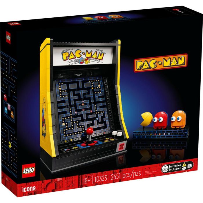LEGO 10323 Icons PAC-MAN Juego Arcade, Maqueta para Construir para Adultos, Máquina de Juego con Personajes 9