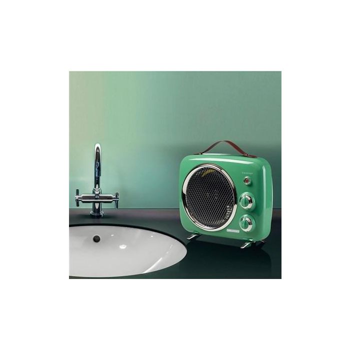 Ariete 808/04 Termoventilador Vintage Verde - Estilo años 50, Ajuste de Temperatura 4 Ariete 808/04 Termoventilador Vintage Verde - Estilo años 50, Ajuste de Temperatura 4