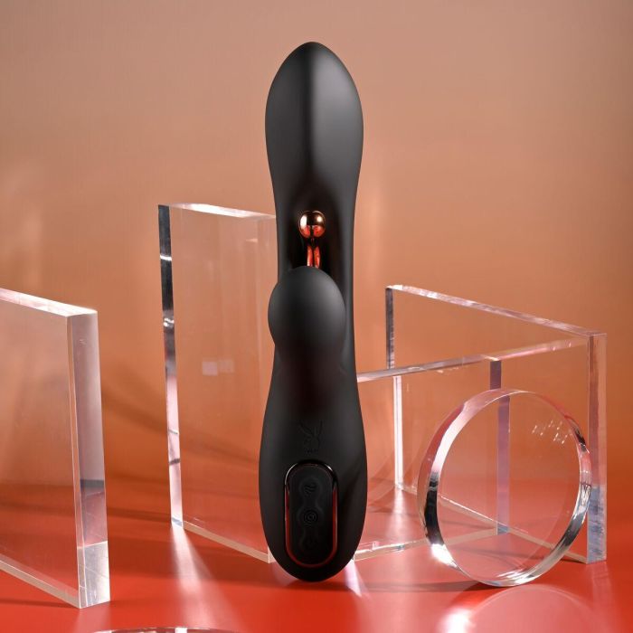 Vibrador Doble Estimulación Evolved Playboy Negro 2 Vibrador Doble Estimulación Evolved Playboy Negro 2