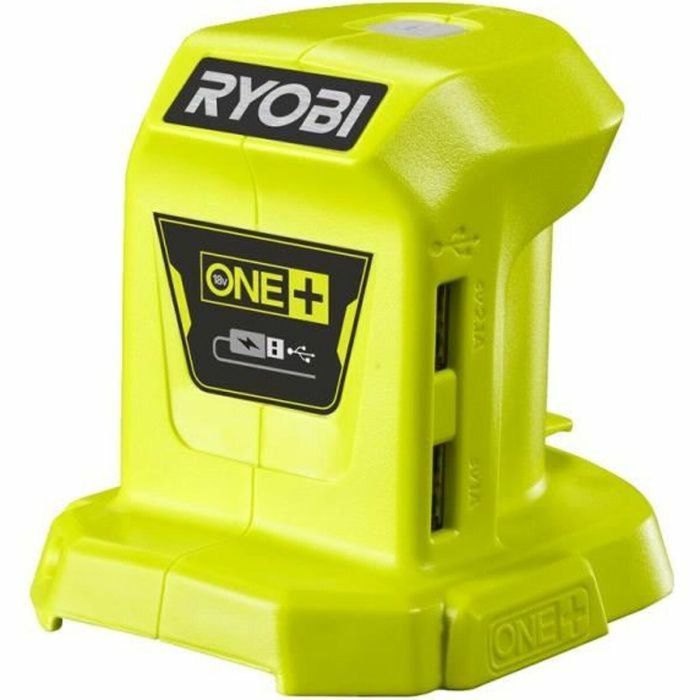 RYOBI R18USB - Cargador USB ONE + de 0-18 voltios (2 puertos USB)