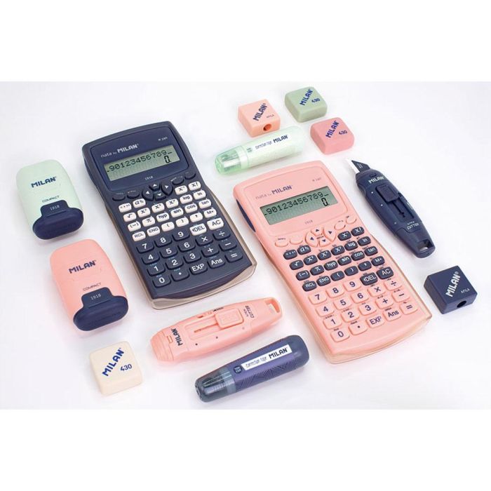 Milan Calculadora Científica M240 Serie 1918 Blíster Azul 3 Milan Calculadora Científica M240 Serie 1918 Blíster Azul 3
