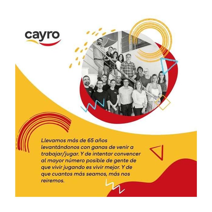 Cayro Juego Parchís Gigante de Suelo 100x100 cm Plástico 8