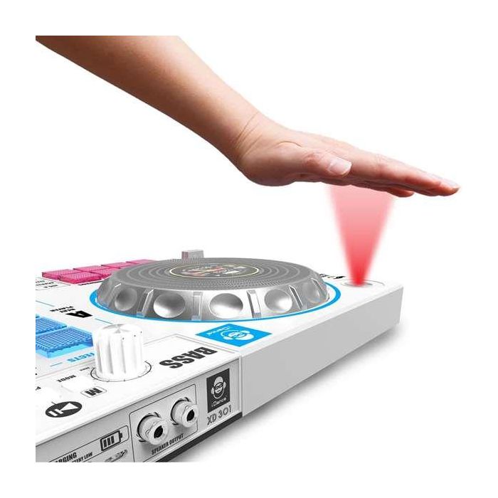Mesa de mezclas de dj con karaoke y 2 altavoces blanco 5x5,52x25,8 cm 6 Mesa de mezclas de dj con karaoke y 2 altavoces blanco 5x5,52x25,8 cm 6