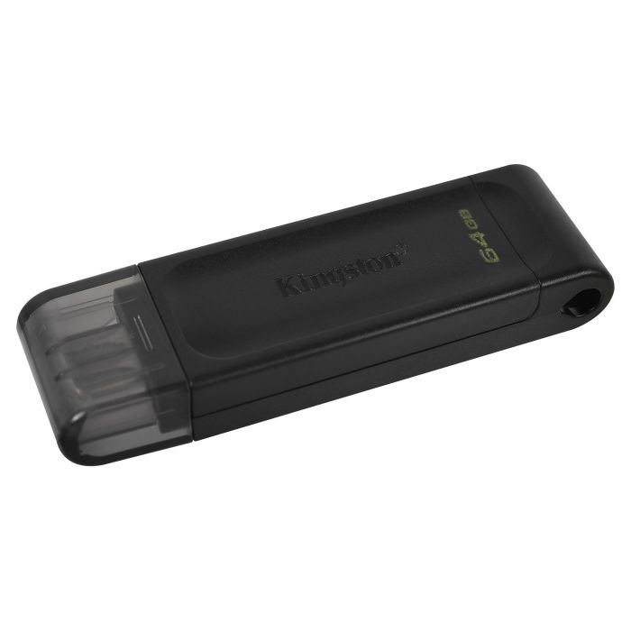 KINGSTON DT70/64GB Pendrive USB-C 64GB 3.2 Gen 1 Negro 1