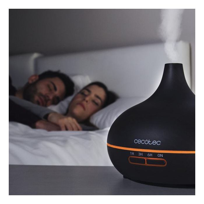 Cecotec Pure Aroma 300 Yin Humidificador Ultrasónico 0.3 L Negro, Madera 10 W Cecotec Pure Aroma 300 Yin Humidificador Ultrasónico 0.3 L Negro, Madera 10 W
