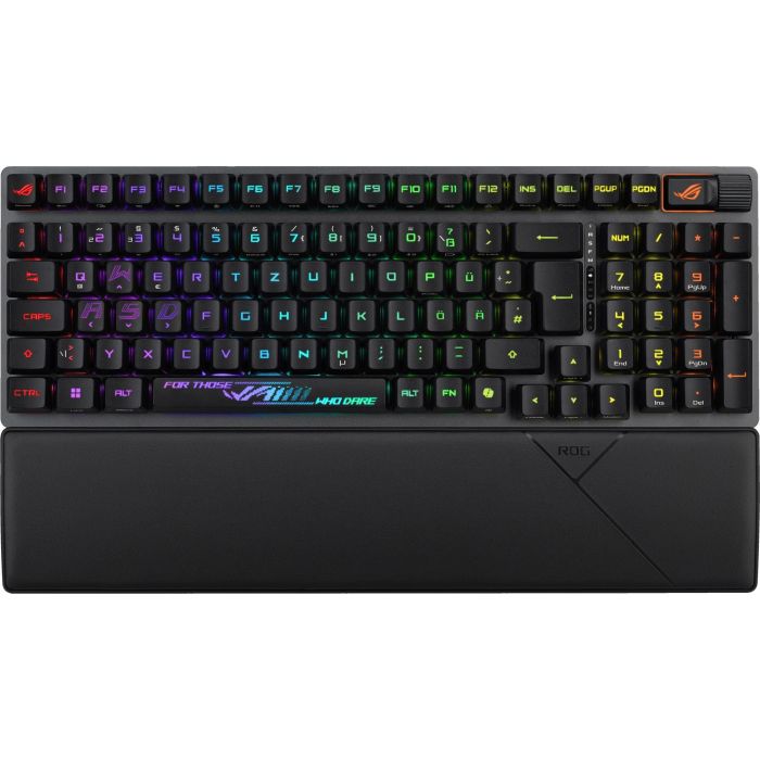 Asus ROG Strix Scope II 96 RX Wireless BLK Teclado Gaming 96% Inalámbrico/Alámbrico USB+RF+BT Óptico RGB Negro 1