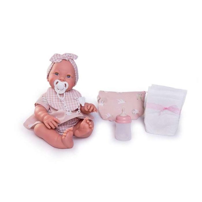 Muñeca recién nacida mia hace pipí con neceser 42 cm cuerpo vinilo 2 Muñeca recién nacida mia hace pipí con neceser 42 cm cuerpo vinilo 2
