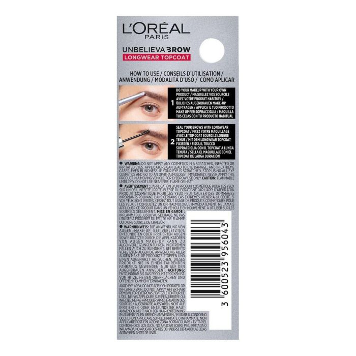 L'Oréal Paris Unbelievabrow Long Wear Top Coat 5 L'Oréal Paris Unbelievabrow Long Wear Top Coat 5