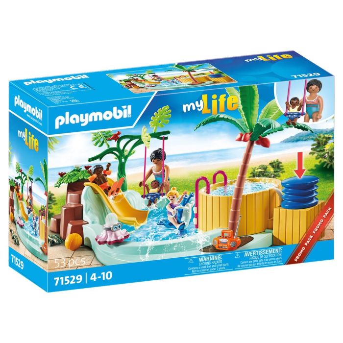 Piscina infantil con jacuzzi Playmobil City Life. 0 Piscina infantil con jacuzzi Playmobil City Life. 0