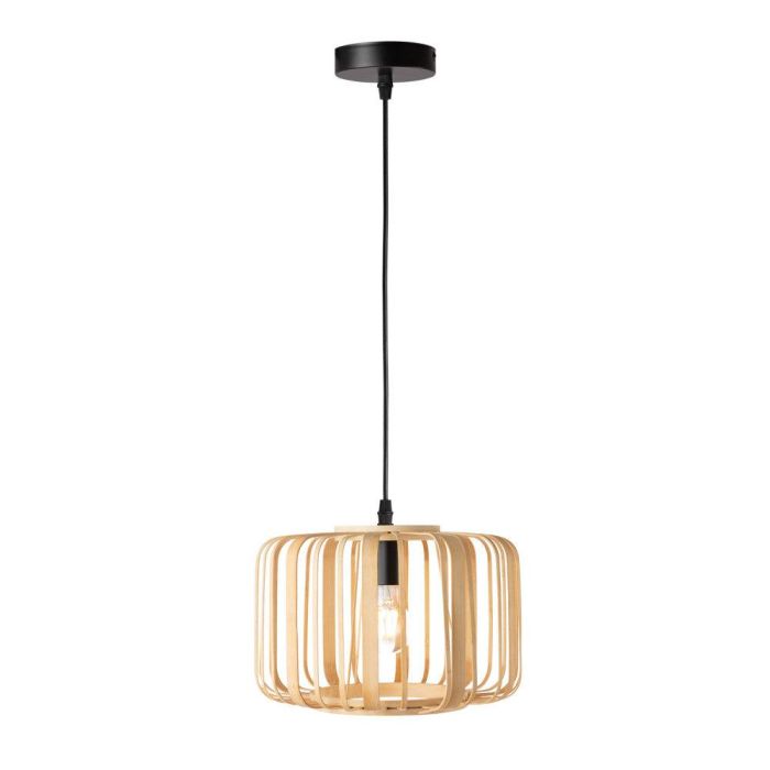 Lámpara Colgante Linjiang de Ratán Natural Estilo Boho-Chic para Aportar Calidez y Personalidad con Casquillo E27 SKD-P80110 2