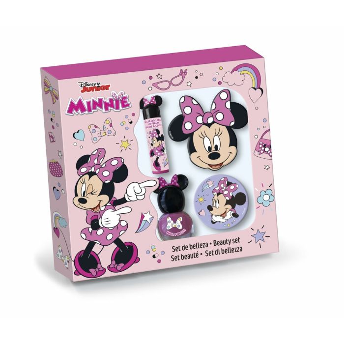 Lorenay Minnie Belleza Maquillaje Estuche 4 Pz