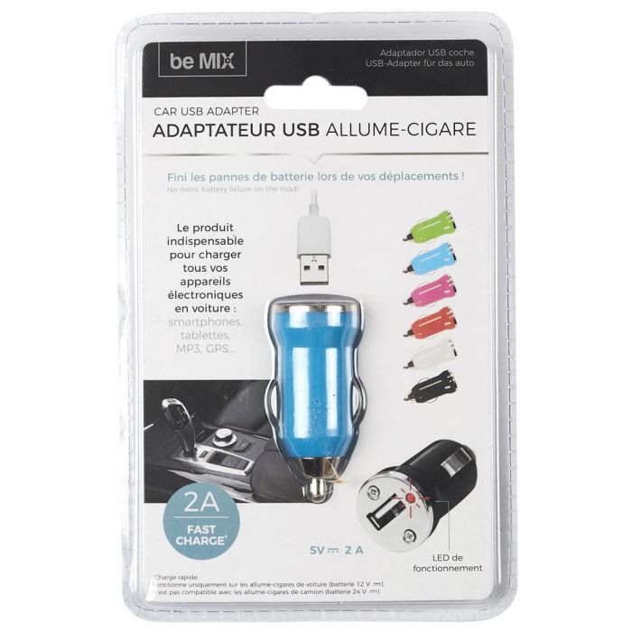 Cargador Usb Coche Surtidos Be Mix 1