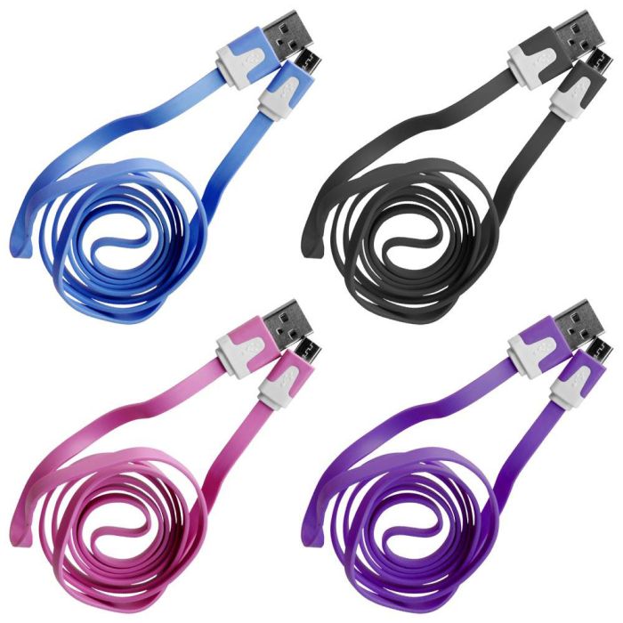 Cable Plano Bicolor Usb Be Mix 2