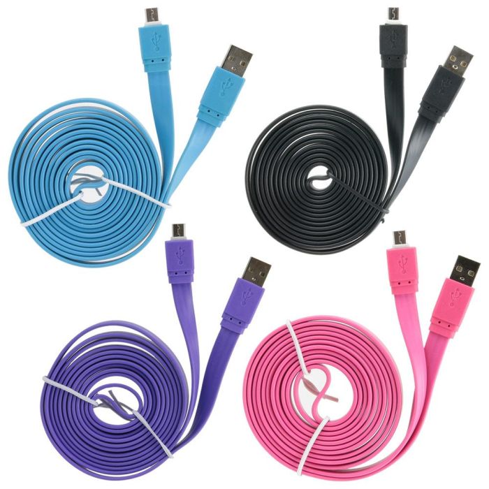 Cable Plano Usb Largo 2 M Be Mix 2