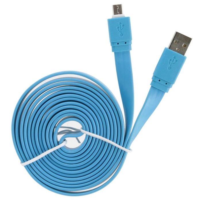 Cable Plano Usb Largo 2 M Be Mix 4