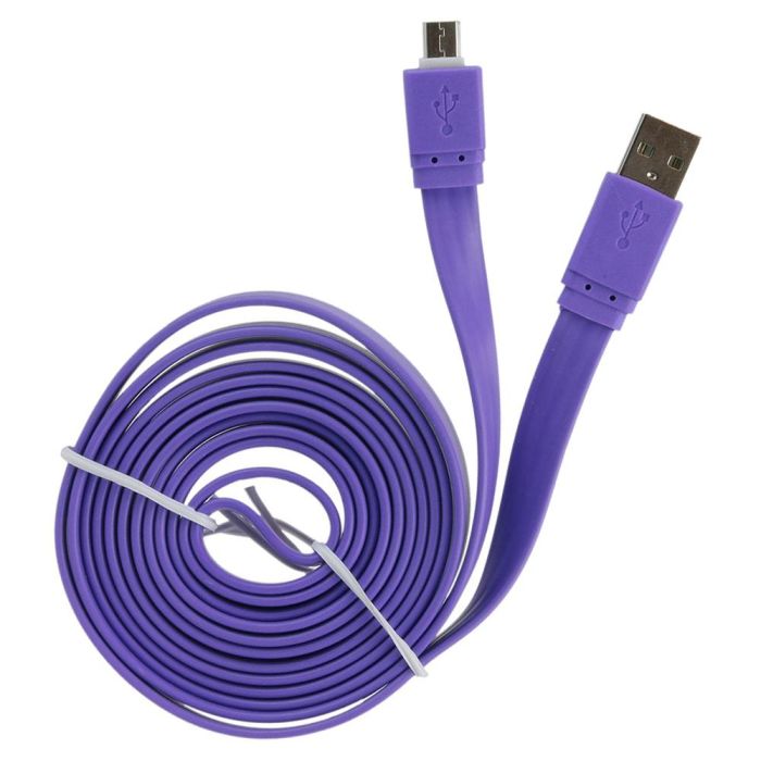 Cable Plano Usb Largo 2 M Be Mix 6