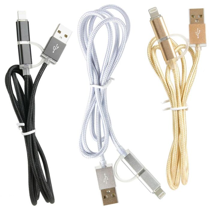 Cable Usb 2 En 1 Micro Usb-T C Be Mix 2