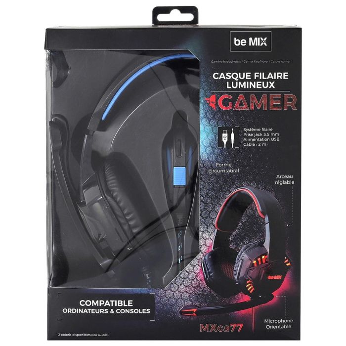 Cascos Con Micrófono Gamer Be Mix