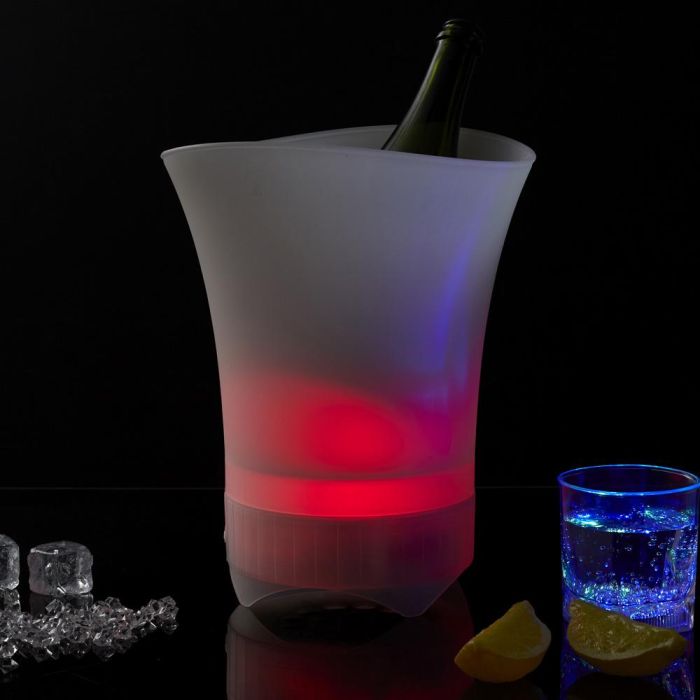 Cubo Cava Con Altavoz Y Led Party Time 5