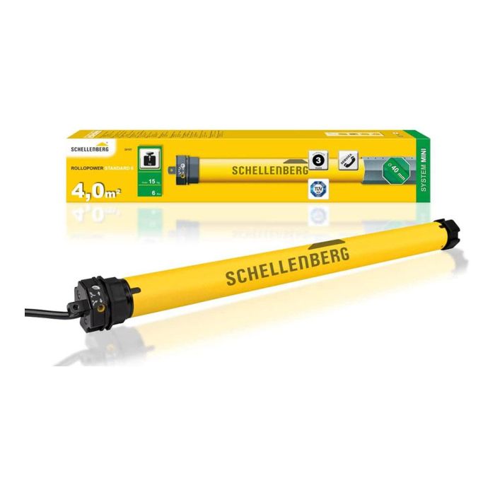 Schellenberg Motor persiana standard 6nm 20107 - Protección térmica, retención de datos, sin mantenimiento