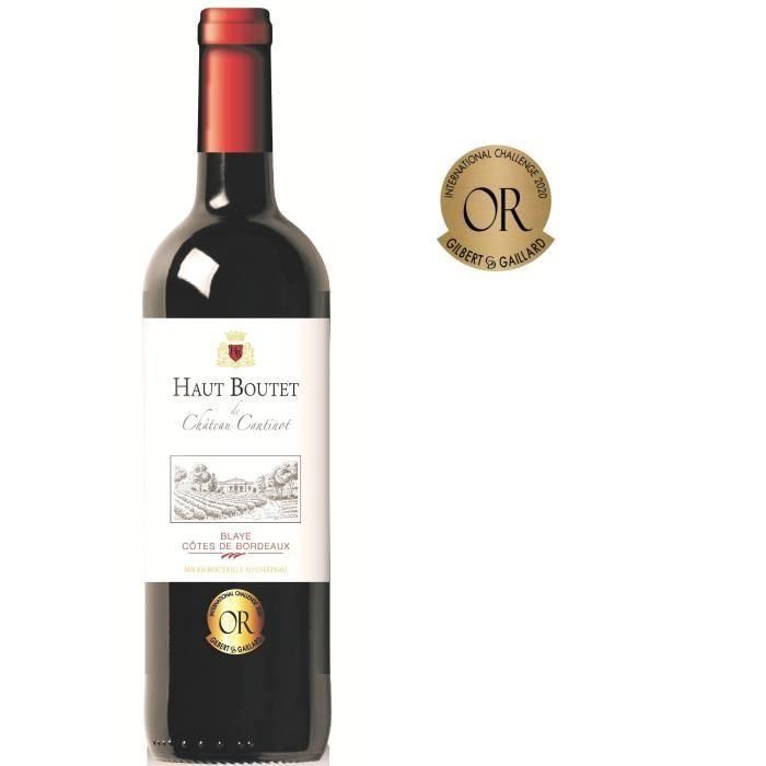 Haut Boutet du Château Cantinot 2016 Blaye Côtes de Bordeaux - Vino tinto de Bordeaux