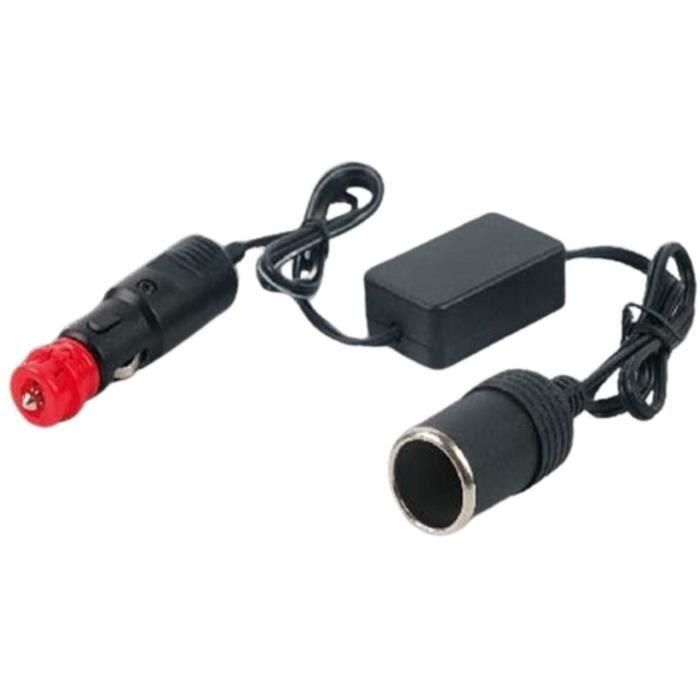 Convertidor de toma de mechero de 24V a 12V - EQUIPO HTC - 5A 60W y cable de 100cm 1