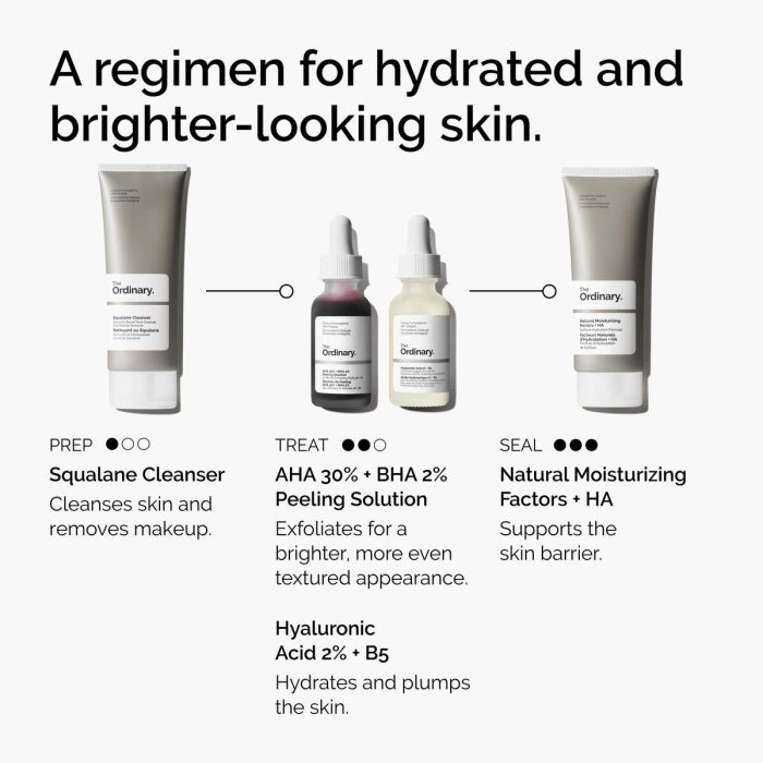 The Ordinary AHA 30% + BHA 2% Peeling Solution 30 ml – Exfoliante Facial Profundo para Piel Radiante y Suave 1