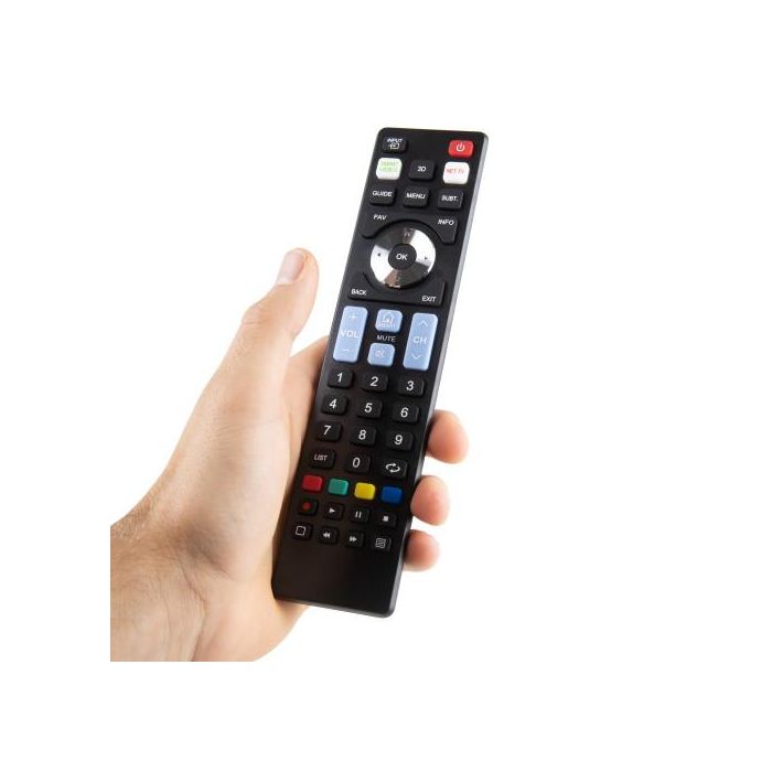 Ewent EW1576 Mando a Distancia Universal para Smart TV LG, Samsung, Sony, Panasonic, Philips con Funciones Smart y 3D 3