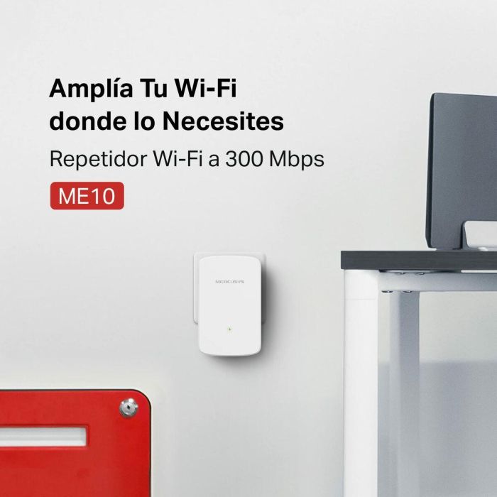 Mercusys ME10 Repetidor de Red Wi-Fi 300 Mbps N (Wi-Fi 4) Blanco 5 Mercusys ME10 Repetidor de Red Wi-Fi 300 Mbps N (Wi-Fi 4) Blanco 5
