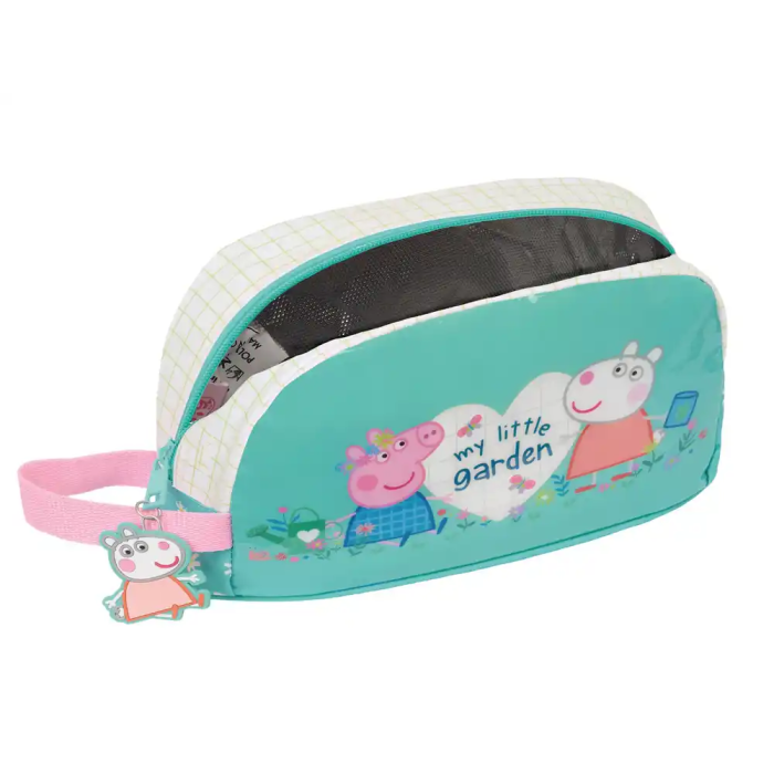 Portameriendas Térmico Peppa Pig Pretty flowers Amarillo Menta 21,5 x 12 x 6,5 cm 3