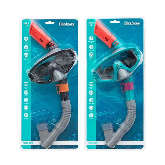 Bestway Conjunto Mascara y Tubo Infantil Correa Anatomica +3 Años Playa y Piscina 24059 3 Bestway Conjunto Mascara y Tubo Infantil Correa Anatomica +3 Años Playa y Piscina 24059 3