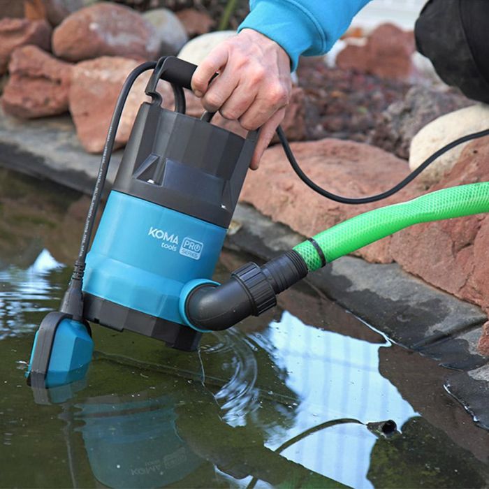 Koma Tools Bal-400 Bomba de Drenaje Aguas Limpias 400W Caudal 8.000 L/h Automática Sumergible 4