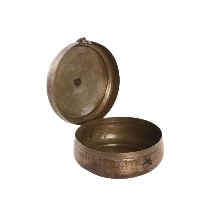 Caja-Joyero Home ESPRIT Cobre Latón 25 x 25 x 10 cm 4 Caja-Joyero Home ESPRIT Cobre Latón 25 x 25 x 10 cm 4