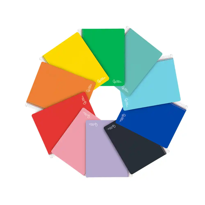 Liderpapel Cuaderno Espiral A5 Micro Witty Tapa Dura 120 Hojas 90gr Cuadro 5mm Colores Surtidos 1