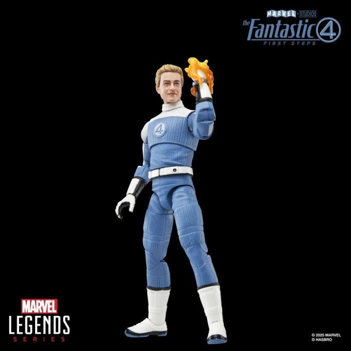 HASBRO Figura Los 4 Fantásticos Johnny Storm (Antorcha Humana) Articulada 15cm con Efecto de Fuego y Accesorios 9