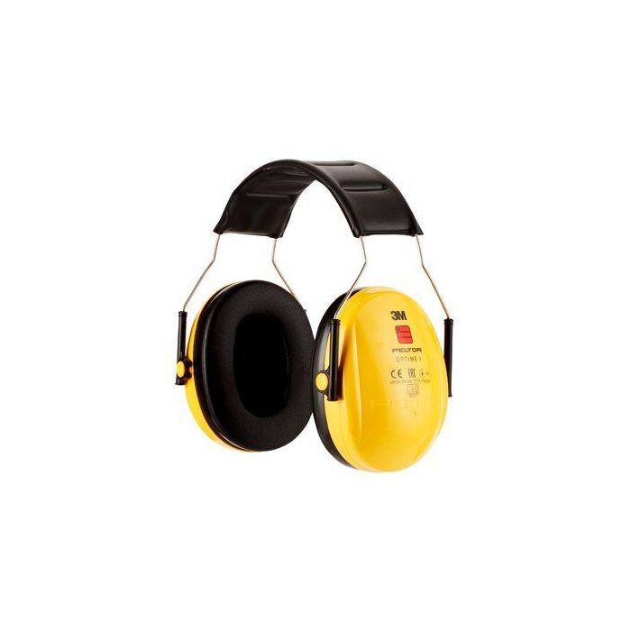 Cascos Orejeras Acolchadas con Diadema Proteccion Auditiva Peltor Optime H510A-1 Snr-27Db Amarillo 3M 7100334982 2