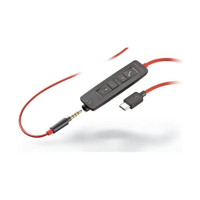 HP Blackwire 3225 3200 Series Auriculares Estéreo con Micrófono USB-C y Jack 3.5mm, Adaptador USB-C/A 1 HP Blackwire 3225 3200 Series Auriculares Estéreo con Micrófono USB-C y Jack 3.5mm, Adaptador USB-C/A 1