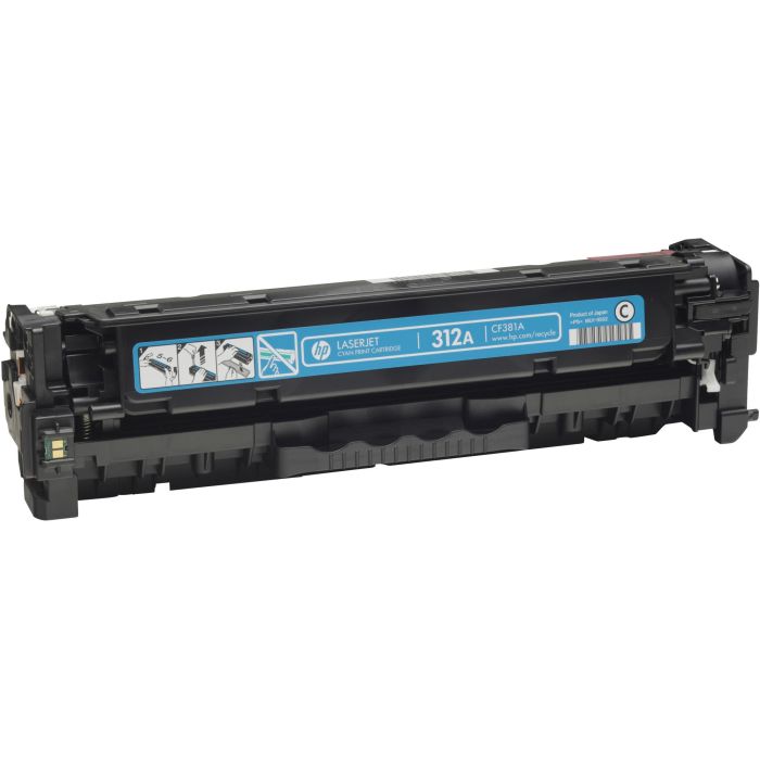 HP CF381A Cartucho de Toner Original Cian 2.700 Páginas para HP Color LaserJet Pro M476 1