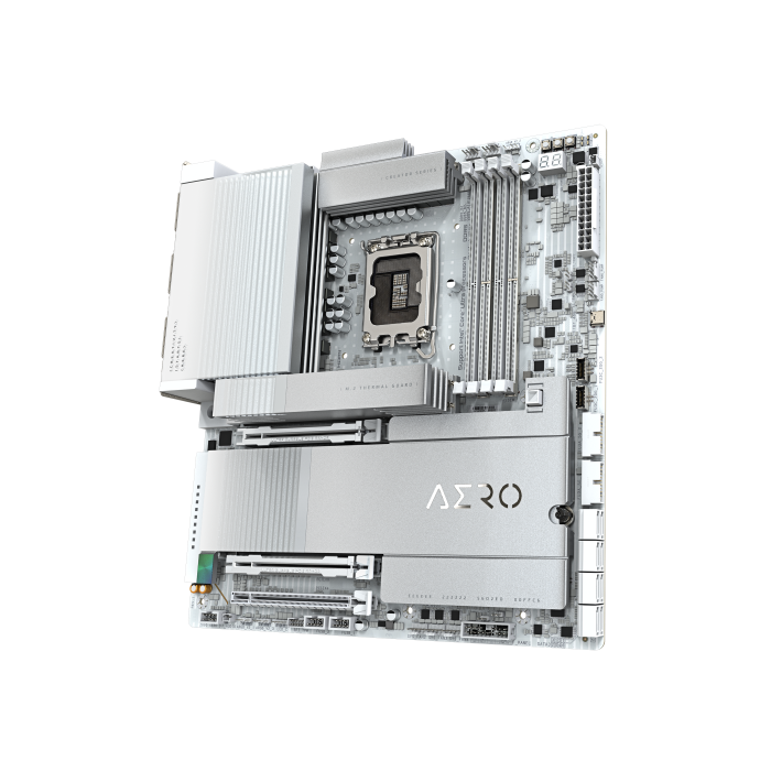 GIGABYTE Z890 AERO D Placa Base - Compatible con CPUs Intel Core Ultra (Serie 2), VRM de 16+1+2 fases, hasta 9500MHz DDR5 (OC), PCIe 5.0 M.2, Wi-Fi 7, Thunderbolt 5 3 GIGABYTE Z890 AERO D Placa Base - Compatible con CPUs Intel Core Ultra (Serie 2), VRM de 16+1+2 fases, hasta 9500MHz DDR5 (OC), PCIe 5.0 M.2, Wi-Fi 7, Thunderbolt 5 3