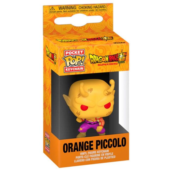 FUNKO Llavero Pocket POP Dragon Ball Super Super Hero Orange Piccolo