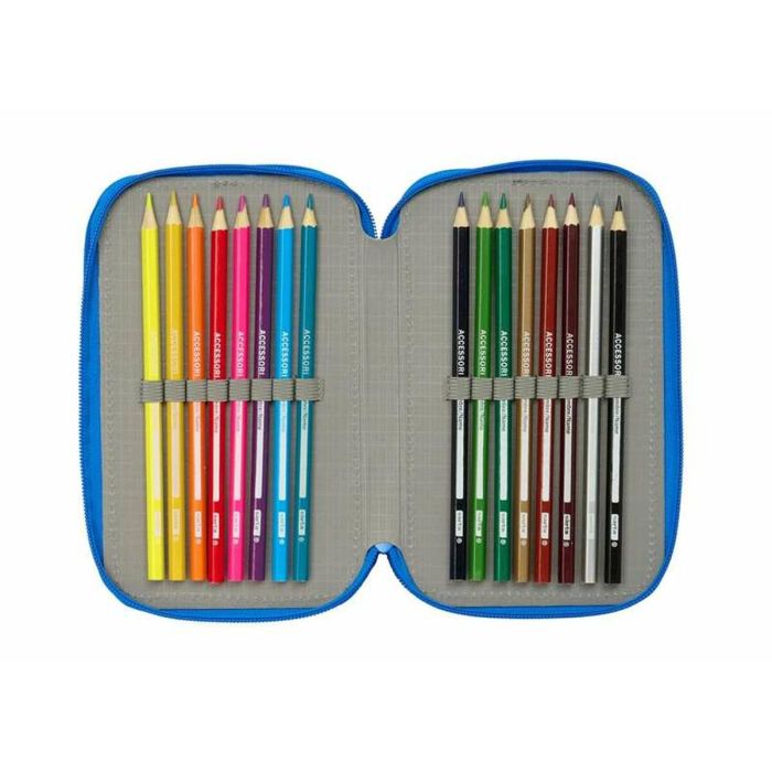 Plumier Triple Batman Azul 12,5 x 19,5 x 5,5 cm 2 Plumier Triple Batman Azul 12,5 x 19,5 x 5,5 cm 2
