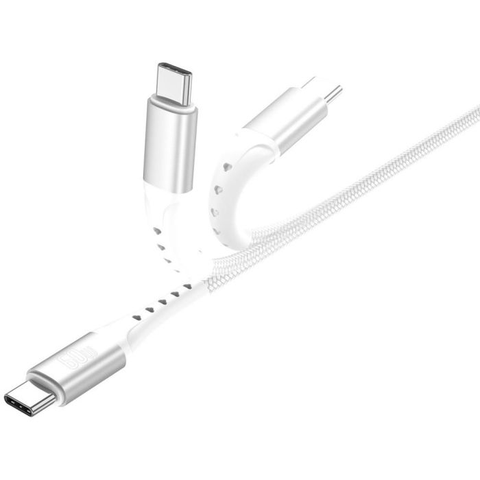 4smarts 541452 Cable USB-C a USB-C PrimeCord, Carga Rápida 60W, 1.5m, Blanco 4 4smarts 541452 Cable USB-C a USB-C PrimeCord, Carga Rápida 60W, 1.5m, Blanco 4
