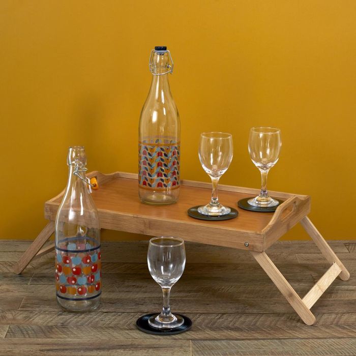 Home Deco Factory Bandeja De Cama Bambú 1