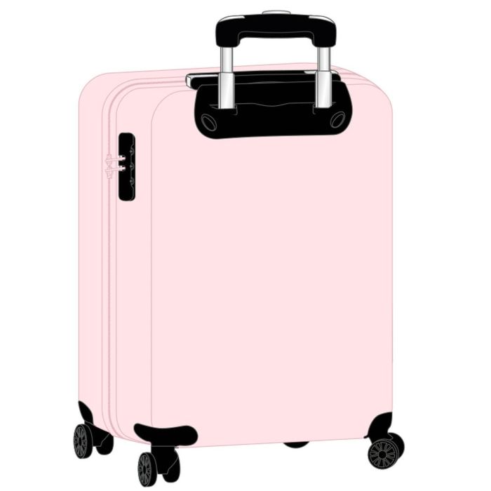 Safta Miffy Flores - Trolley de Cabina Rígida 20" - Maleta de Viaje Infantil para Niños 34,5x55x20 cm
