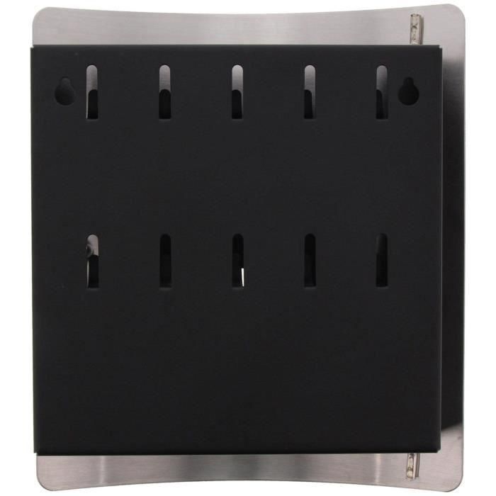 BURG-WÄCHTER 6204/10 Ni Armario para Llaves Skyline NY con Puerta Acero Inoxidable Serigrafiada y Caja Acero Galvanizado Negro Cierre Magnético Ajustable 2 BURG-WÄCHTER 6204/10 Ni Armario para Llaves Skyline NY con Puerta Acero Inoxidable Serigrafiada y Caja Acero Galvanizado Negro Cierre Magnético Ajustable 2