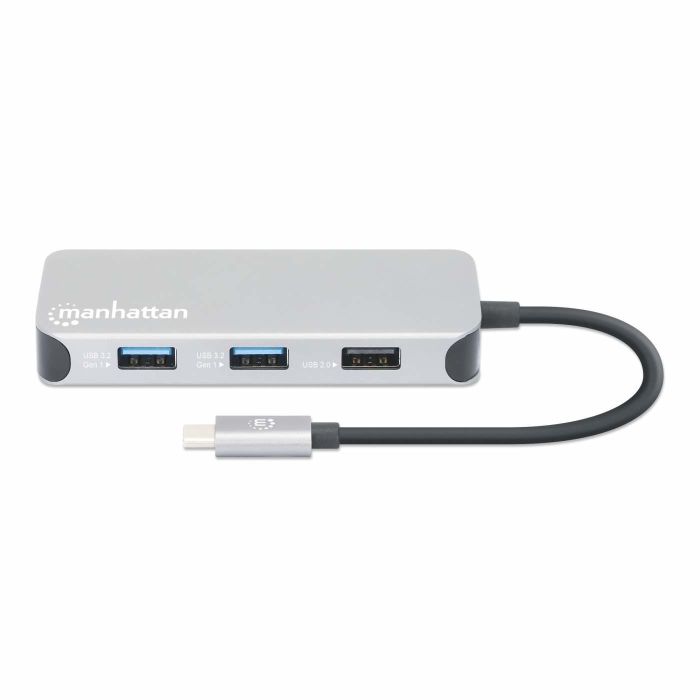 MANHATTAN Docking Station USB-C 8 en 1 con HDMI, RJ45 y 3x USB-A, Carga 100W, Lector Tarjetas MicroSD 5 MANHATTAN Docking Station USB-C 8 en 1 con HDMI, RJ45 y 3x USB-A, Carga 100W, Lector Tarjetas MicroSD 5