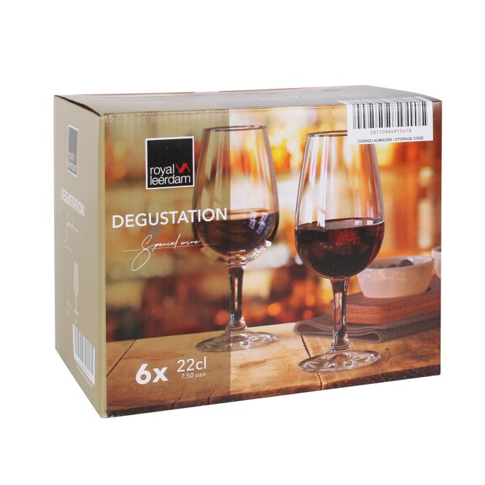 Royal Leerdam Set de 6 Copas Catavinos Degustation 22 cl 6